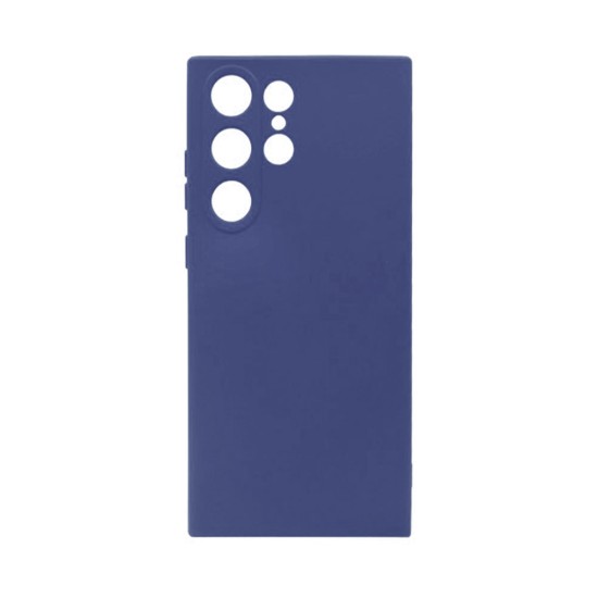 Silicone Case with Camera Shield for Samsung Galaxy S23 Ultra Blue